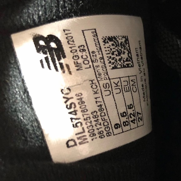 Authentic New Balance Men’s Running Black - Picture 4 of 5